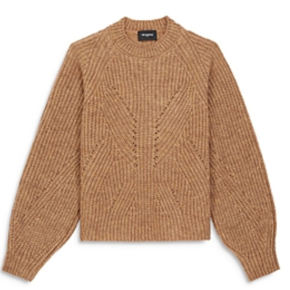The Kooples Brown Crewneck Sweater
